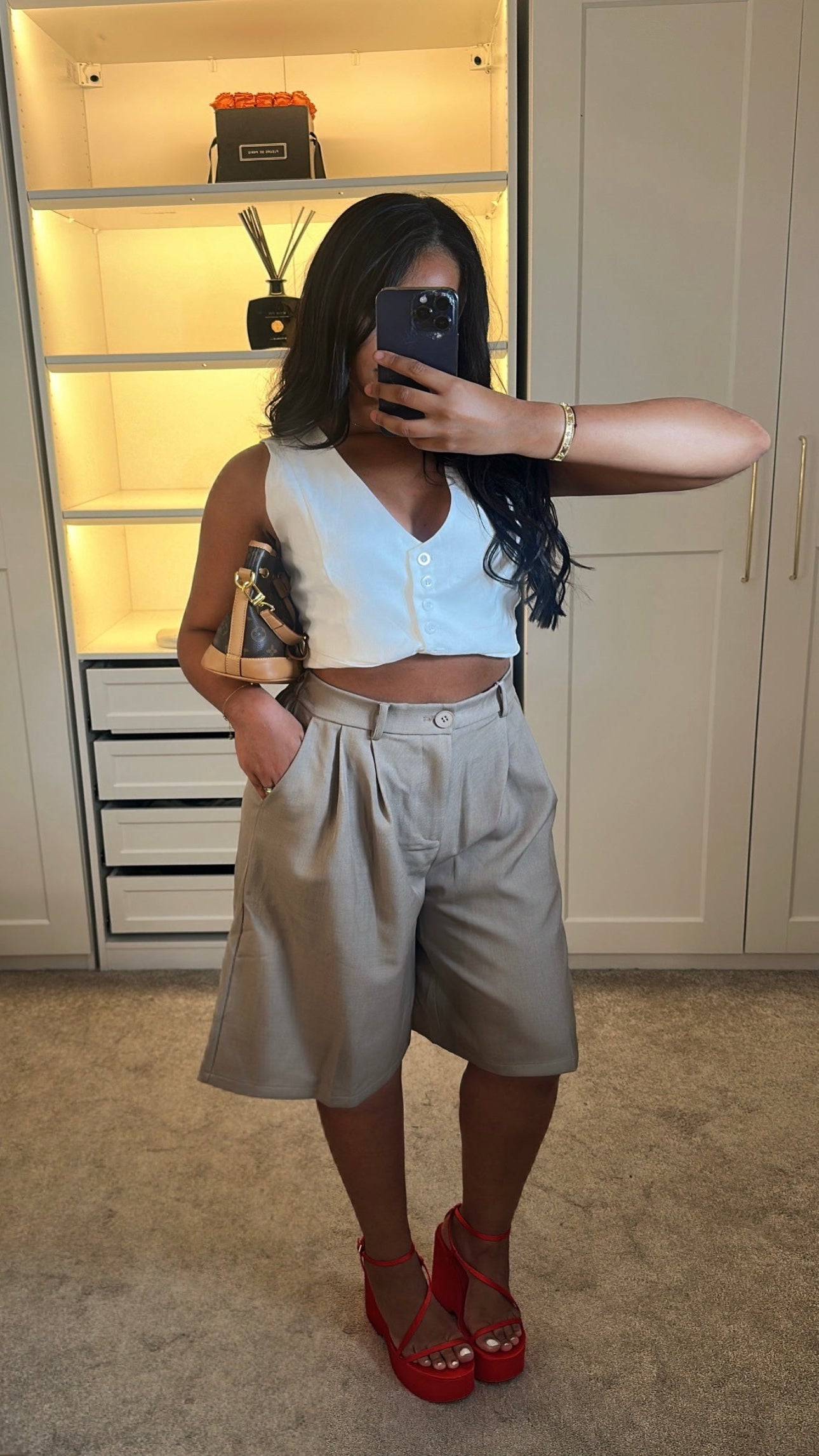 Bermuda Oversize beige