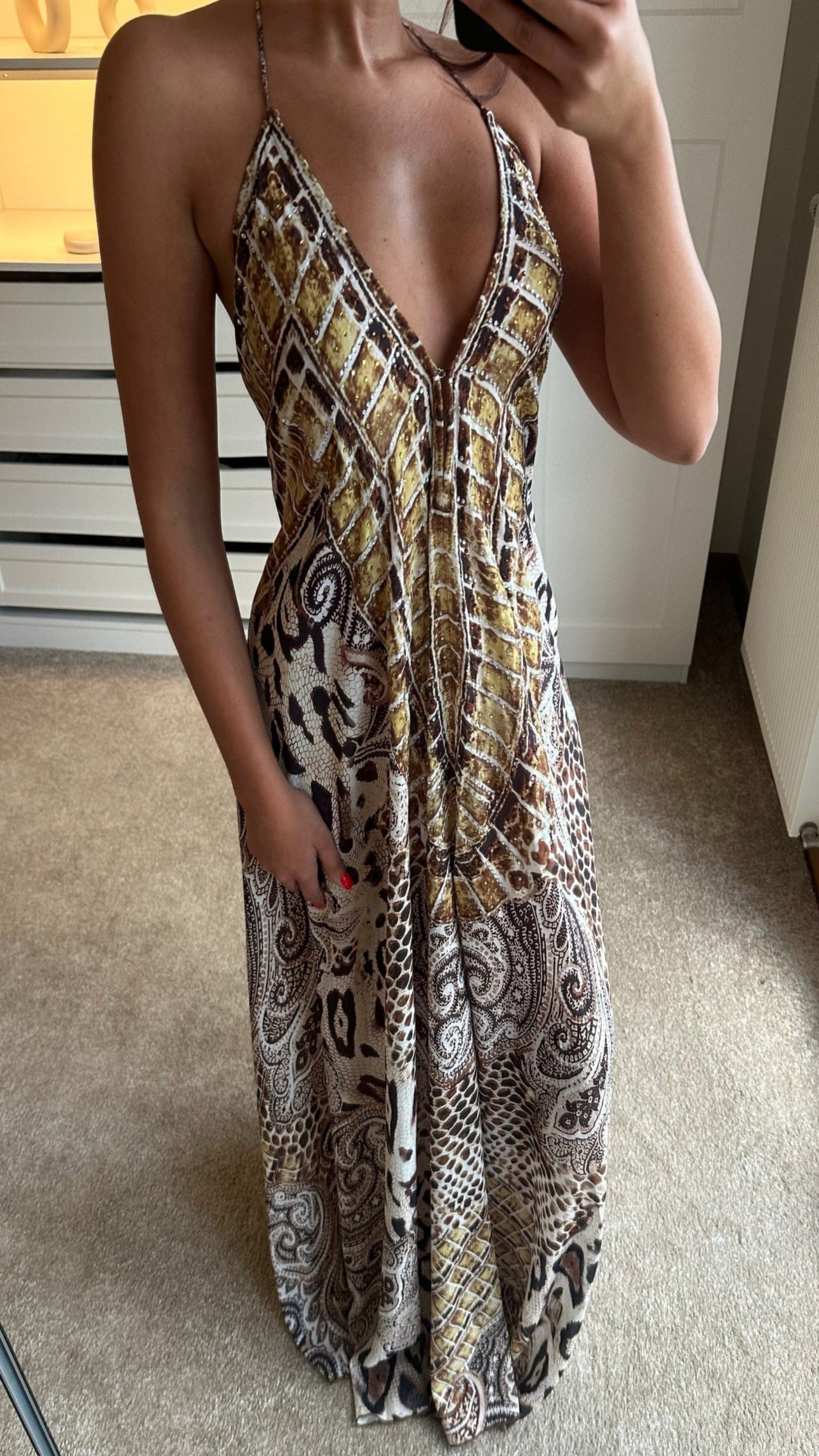 Robe Aube doré