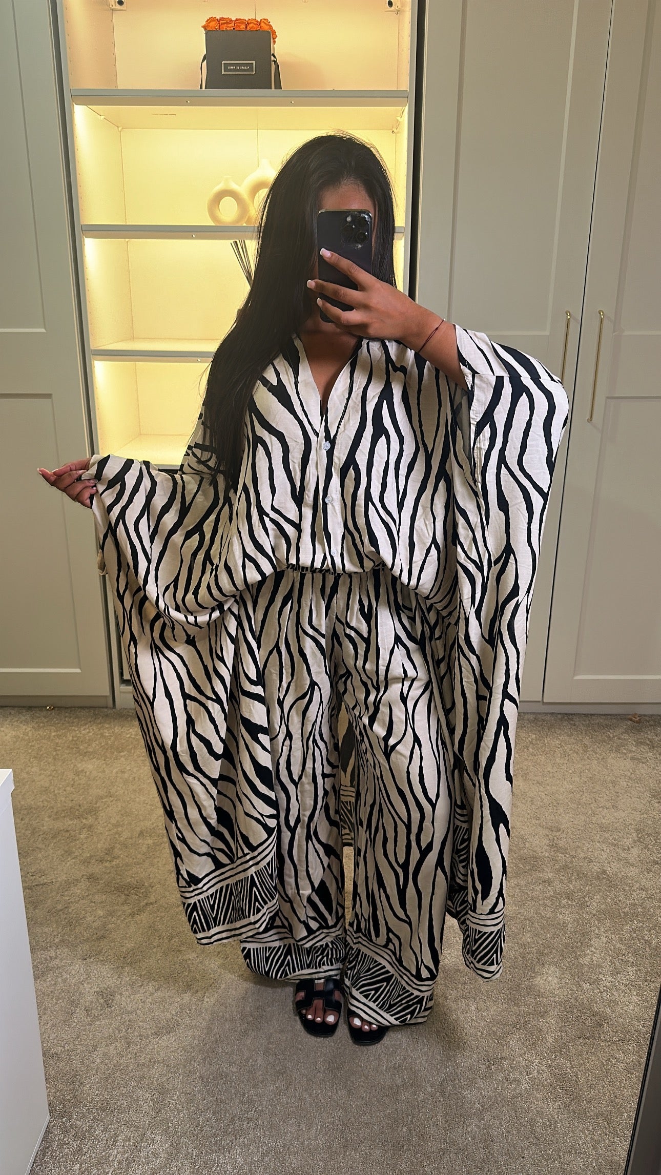 Ensemble gandora Zébré