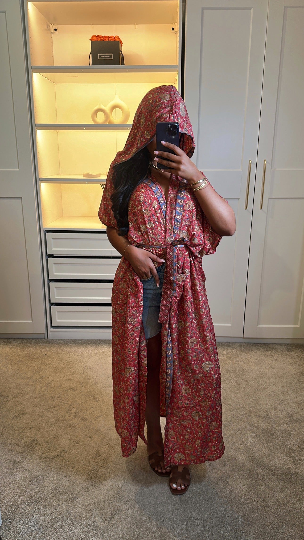 Kimono India à capuche