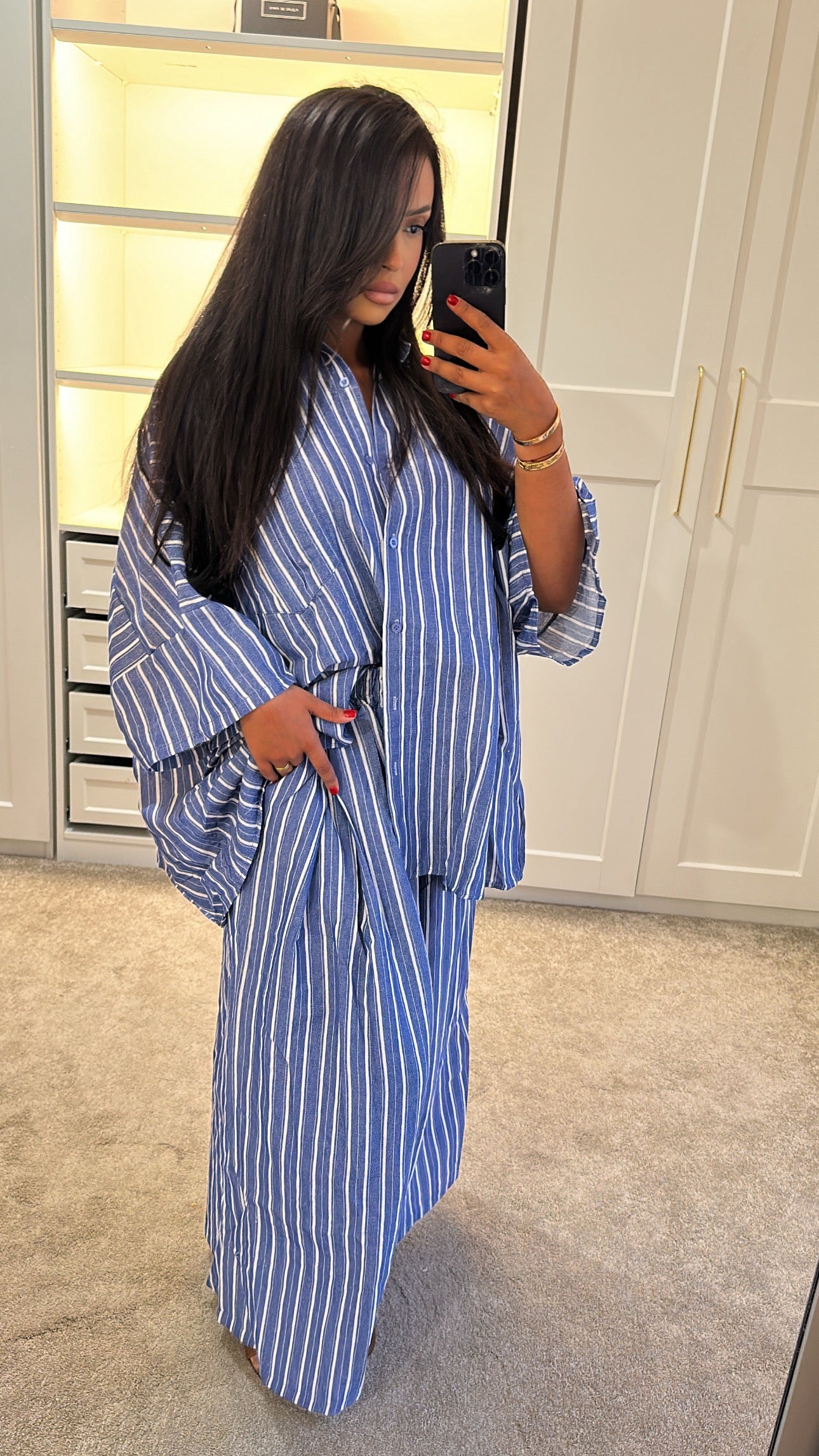 Ensemble Oman bleu foncé